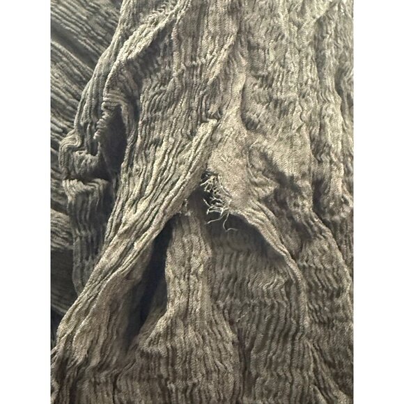 Manish Vaid Dress Cover-Up Size M Black Gold Embellished Resort Beach Poolside - Picture 10 of 14